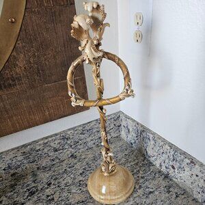 RARE JAY STRONGWATER BOUDOIR GUEST TOWEL NAPKIN TISSUE HOLDER BATH VANITY TRAY